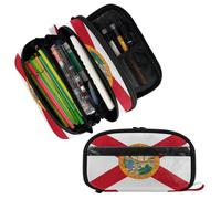GuoChe Florida State Flag Expandable Pencil pouching Big Capacity Pencil pouching for College & High