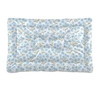 GuoChe Forget-me-not Pattern Washable Pet Mat Non-Slip Soft Comfortable for Medium/Large Dogs 36" x 24"