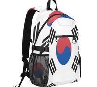 GuoChe Laptop Backpack Water Resistant Fits 14 Inch Laptop with Adjustable Shoulder Straps for Shopping, National Flag of the Democratic People's Republic of Korea, One Size