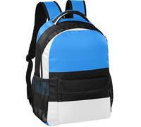 GuoChe Large Backpack Modern Style Twill Weave Fabric Adjustable Shoulder Straps for Boys Girls for Travel
