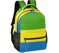 GuoChe Large Backpack Modern Style Twill Weave Fabric Adjustable Shoulder Straps for Boys Girls for Travel