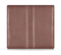 GuoChe Leather Auto Registration Insurance & ID Card Holder Men Women Essential Wallet Case for Driver License, Cards & Essential Documents Brown Solid Color