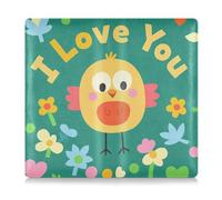 GuoChe Leather Car Registration and Insurance Card Holder Men Women Truck Accessories for Driver License, Cards & Essential Documents I Love Your Valentine Cartoon Bird3