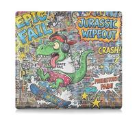 GuoChe Leather Car Registration & Insurance Card Holder Men Women Automobile Wallet Case Organizer for Driver Auto Owners Trailer Motorcycle Boat Epic Fail Jurassic Wipeout