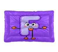 GuoChe Loving Cartoon Letter F Art Washable Dog Sleeping Mattress Non-Slip Soft Comfortable for Medium/Large Dogs 36" x 24"