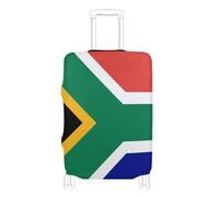 GuoChe Luggage Protector Multi-Size for Most Standard Luggage Elastic & Stretchy Scratch Resistant Suitcase Protector for Travel, South Africa Flag, L 26-28 in, Vintage