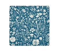 GuoChe Magic Self-Adhesive Make Up Bag Pouchs Cloth Spring Cute Flowers Rustic Makeup Organizer Wrap Camera Lens Cloth Wrapper Makeup For Women 13.8 X 13.8, spring cute Flowers rustic74, 13.8x13.8in,