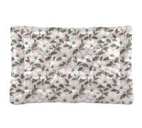 GuoChe Magnolia Pattern Washable Pet Sleeping Mat Non-Slip Soft Comfortable for Large Jumbo Medium Small Dogs 36" x 24"