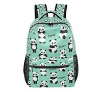 GuoChe Multi Compartment Backpack durables for Men Airplanes Traveling Bookbag Dark Base Multitone Dino Layout