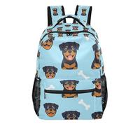 GuoChe Multi Compartment Backpack durables for Men Airplanes Traveling Bookbag Dark Base Multitone Dino Layout