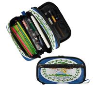 GuoChe National Flag Of Belize Tear-Resistant Pencil pouching Large Capacity Stationery Storage for Teen and Adult Girls
