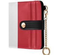 GuoChe National Flag Of C?te D'ivoire Women's Minimalist Folding Wallet Cute PU Leather Folding Wallet for Women Boys Girls, National Flag of Italy, One Size, Modern