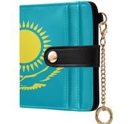 GuoChe National Flag Of C?te D'ivoire Women's Minimalist Folding Wallet Cute PU Leather Folding Wallet for Women Boys Girls, Flag of the Cayman Islands, One Size, Modern