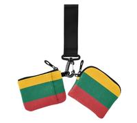 GuoChe National Flag Of Lithuania Women's Coin Wallet Card Holder