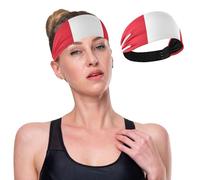 GuoChe National Flag Of Peru Non-Slip Large Headbands for Women Stretchy Wide Head Bands for Women'S Hair for