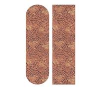 GuoChe Panther Print Style DarkRed Skateboards Grip Tape 1 Sheet 44x10inch Skateboard Grip Tape Sheet Non Slip Stair Grip Tape for Steps