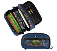 GuoChe Pennsylvania State Flag Expandable Pencil pouching Big Capacity Pencil pouching for College & High