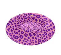 GuoChe Pet Cat Beds Rainbow Leopard Neon Animal