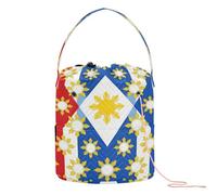 GuoChe Philippine Philippines Flag Yarn Storage Bag Travel Organizer Bag with Holes Travel Bag for Crochet Carrier Yarn Accessory