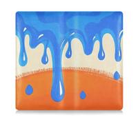 GuoChe Premium Leather Car Registration and Insurance Card Holder Men Women Auto Truck Comparment Accessories Case for ID, Driver's License, Key Contact Information Cards Flowing Pigment Blue