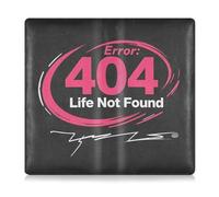 GuoChe Premium Leather Car Registration & Insurance Card Holder Men Women Automobile Wallet Case Organizer for Cards, Essential Document Driver License 404 Error Life Not Found