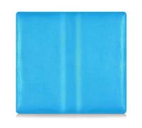 GuoChe Premium Leather Registration and Insurance Card Holder Men Women Essential Wallet Case for Documents, Cards, License Neon Blue