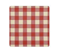 GuoChe Protective Makeup Travel Case Cloth Buffalo Plaid Red Beige Cosmetic Bag Organizer Wrap Camera Lens Cloth Wrapper Makeup For Women 17.7 X 17.7, Buffalo Plaid Check Tartan Scotland red,