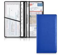 GuoChe Pu Leather Auto Registration Insurance & ID Card Holder Men Women Glove Box Compartment Organizer for Essential Document, Driver License, Cards Nevada State Flag