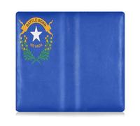 GuoChe Pu Leather Car Registration and Insurance Card Holder Men Women Automobile Wallet Case Organizer for Driver Auto Owners Trailer Motorcycle Boat Nevada State Flag