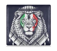 GuoChe Pu Leather Car Registration and Insurance Card Holder Men Women Document Wallet for Essential Document, Driver License, Cards Palestinian Lion Free Palestine Free Gaza Palestine Flag
