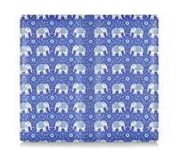 GuoChe Pu Leather Car Registration & Insurance Card Holder Men Women Wallet Accessories Case for any Car, Truck, Motorcycle, Trailer or Boat Evil Eye Elephants Good Luck Charm