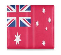 GuoChe Pu Leather Registration and Insurance Card Holder Men Women Essential Car Wallet Case for Cards, Essential Document, Driver License Vehicle Paperwork Australia Flag