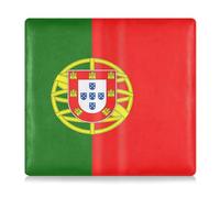 GuoChe Pu Leather Registration and Insurance Card Holder Men Women Prefect Car Essentials Wallet for Cards, Essential Document Driver License National Flag Of Portugal