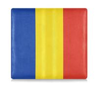 GuoChe Pu Leather Registration and Insurance Card Holder Men Women Prefect Car Essentials Wallet for Cards, Essential Document Driver License National Flag Of Romania