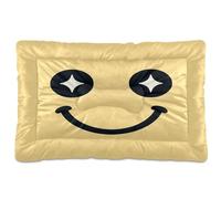 GuoChe Rainbow Happy Look Washable Pet Sleeping Mat Soft Comfortable Anti-Slip Bottom for Medium/Large Dogs 36" x 24"