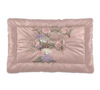 GuoChe Rosy Floral Letter F Art Variation Washable Pet Mattress Non-Slip Soft Comfortable for Large Jumbo Medium Small Dogs 36" x 24"