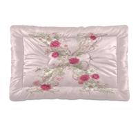 GuoChe Rosy Floral Letter X Art Variation Washable Dog Sleeping Mattress Non-Slip Soft Comfortable for Medium/Large Dogs 36" x 24"