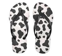 GuoChe Rubber reef flip flops Quick-Dry womens sandals for Outdoor Swimming, Hiking, Travel walking, Simple Cow-print Pattern Vector Illustration on a, X-Small