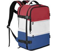 GuoChe Rucksack Twill Tote Fabric Fits 16 Inch Laptop with Adjustable Shoulder Straps for College Students, Flag of the Caribbean Netherlands, One Size, Basic-multipurpose-backpacks