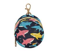 GuoChe Safaris Ocean Predator Pirate Style Newborned Girl Pacifier Storage Case Portable Key Chain Wallet, Neutral Baby Items
