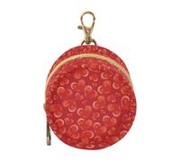 GuoChe Seamless Hearts Baby Girl Pacifier Case Portable Change Purse Key Holder, Small Item Storage pouching