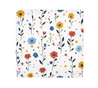 GuoChe Self Adhesive Makeup Organizer Bag Cloth Spring Cute Flowers Rustic Travel Make Up Organizer Wrap Camera Lens Cloth Wrapper Cosmetic Organizers For Travel 17.7 X 17.7, spring cute Flowers