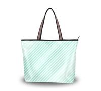 GuoChe Silk Fabric Zippered Work Tote Bags Reusable Handbags for Women Trendy for Everyday & Travel, Colorful, M