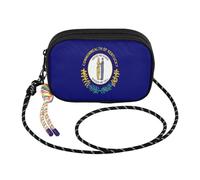 GuoChe Small Purse Crossbody Men Beauty with Adjustable Strap Messenger Bag Crossbody For Hiking Traveling, Kentucky State Flag, One size