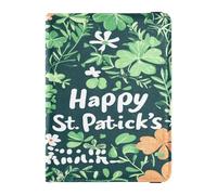 GuoChe St. Patrick′s Day Leather Auto Registration Insurance & ID Card Holder Essential Wallet Case for ID, Driver's License, Key Contact Information Cards Men Women Premium Leather, Color 6, One Size