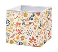 GuoChe Storage Cubes Bins Foldable Cloth Storage Organizer Baskets for Closet And Toys Hello Autumn