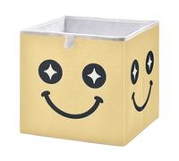 GuoChe Storage Cubes Bins Foldable Storage Cube for Closet And Toys Rainbow Happy Look