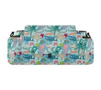 GuoChe Stroller Handlebar Organizer Scary Hawaiian Fish Marine Life Coastal Blue Caddy Organizer With Handle With Non-Slip Shoulder Strap & Stroller Bolsa Para Carreola