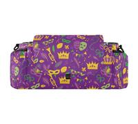 GuoChe stroller organizer bag Mardi Gras Balloon Carnival Mask Jester Purple stroller caddy With Non-Slip Shoulder Strap & Stroller accesorios para carro de ni?os para frio