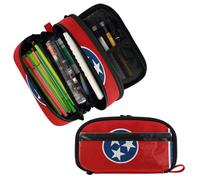 GuoChe Tennessee State Flag Expandable Pencil pouching Big Capacity Pencil pouching for College & High